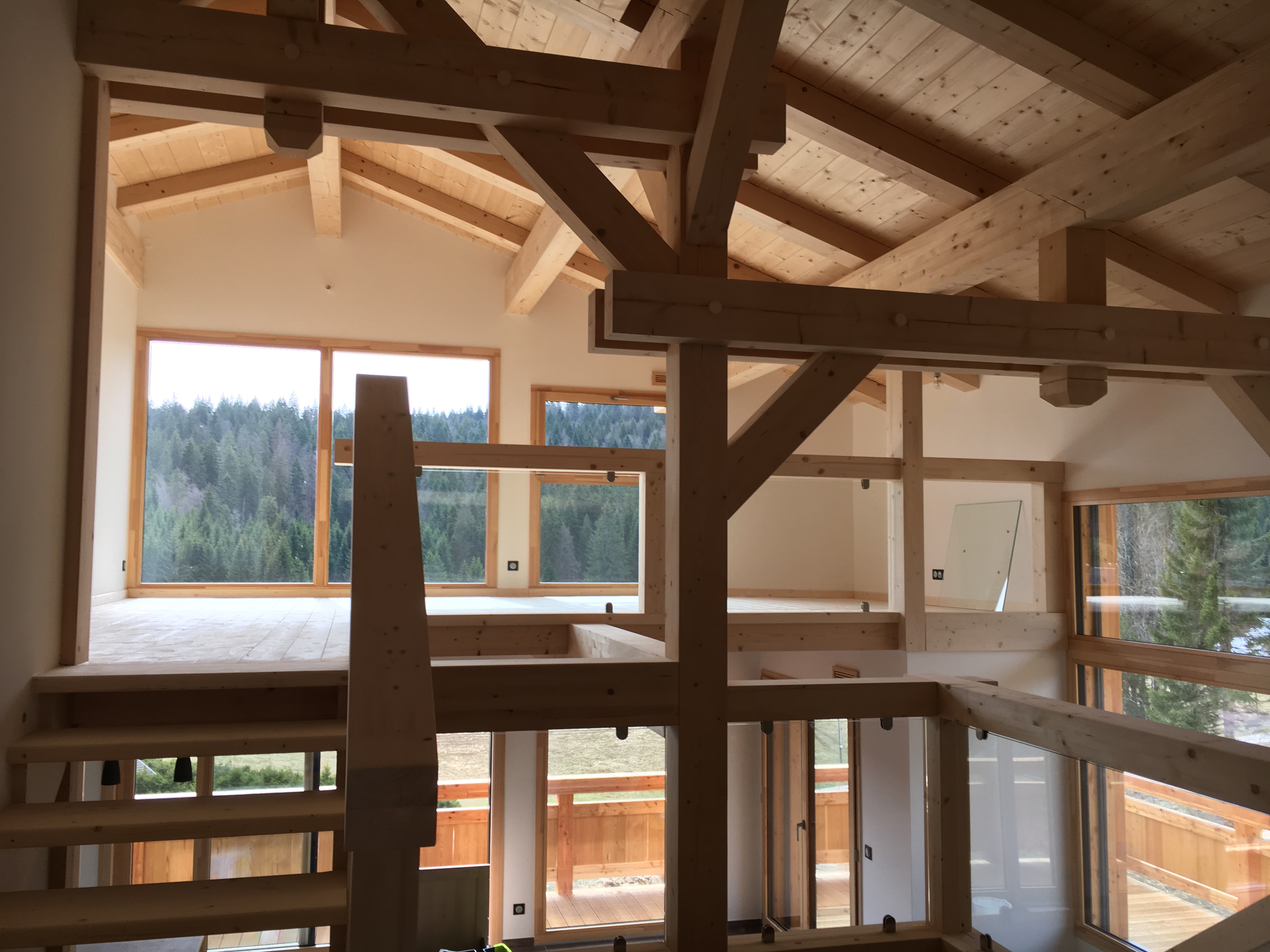 Chalet Poteaux Poutres - Chevalier Bois